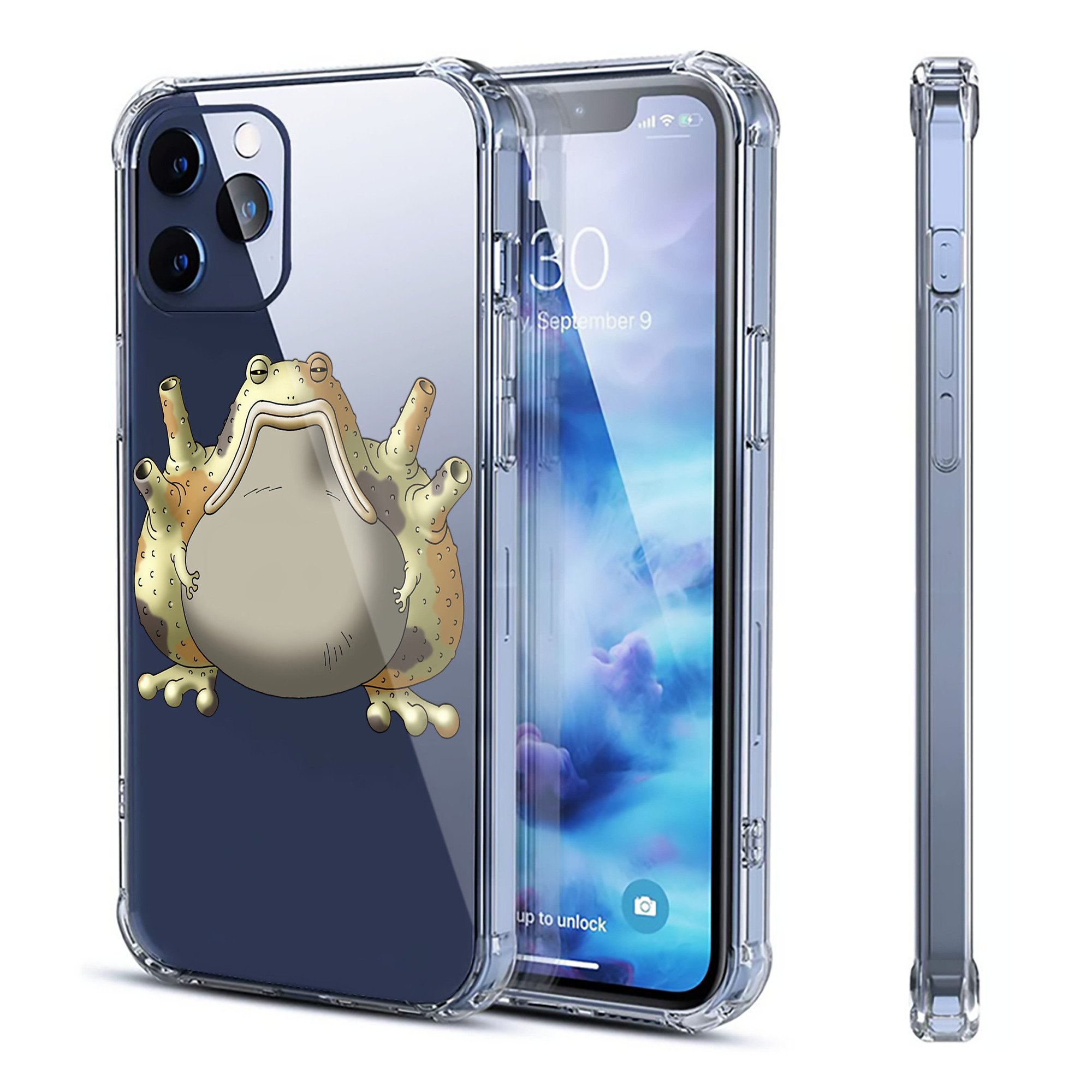 （画像用） ドラゴンクエスト Doragon Kuesuto Dragon Quest 【iPhone 12シリーズ対応】透明スマホケース（クリアソフトケース）
